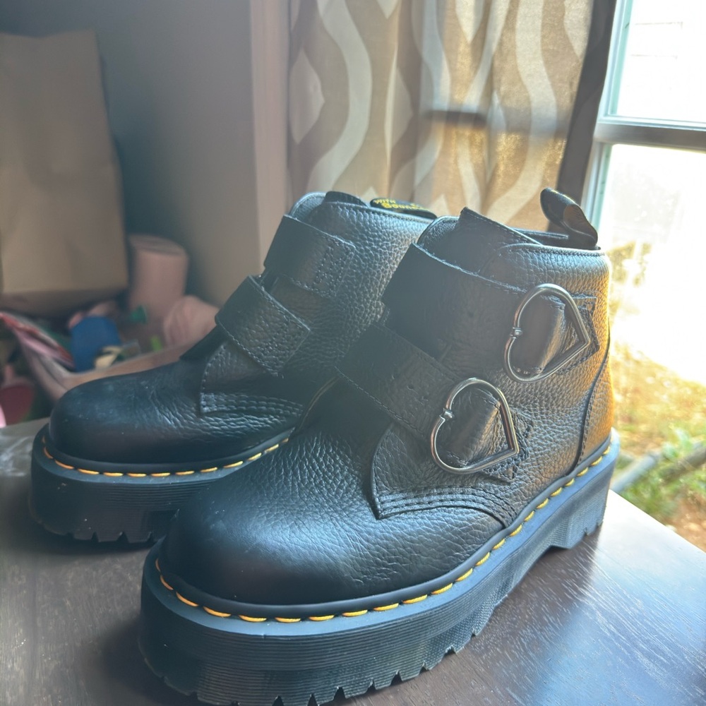 Black Leather Ankle Boots